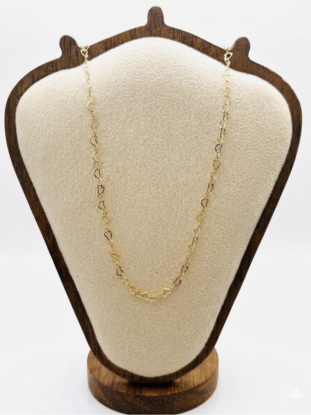 14K Gold Filled Hearts Necklace - 18"